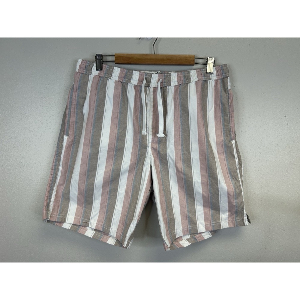 Free Planet Striped Shorts with A Drawstring Waist Made From A Cotton Blend XL